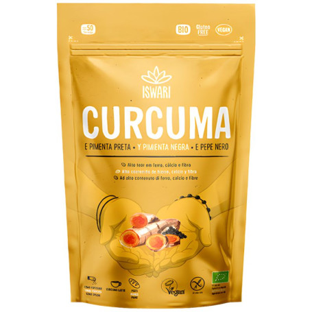 Curcuma e pepe nero 150 g Iswari