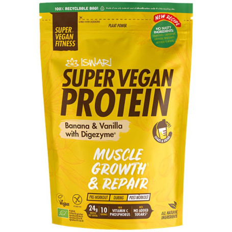 Svf Super Vegan Protein Banana e Vaniglia 400G Iswari