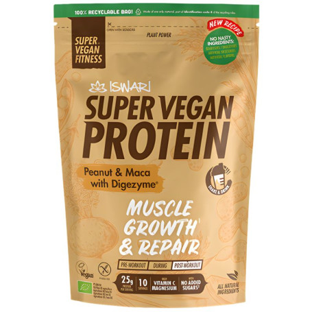 Svf Super Vegan Protein Arachidi e Maca 400G Iswari
