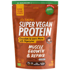 Svf Super Vegan Protein Cioccolato e Criniera di Leone 400G Iswari