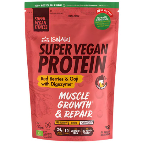 Svf Super Vegan Protein Frutti Rossi e Goji 400G Iswari