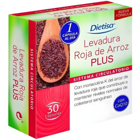 Riso rosso fermentato Plus 30 capsule Dietisa