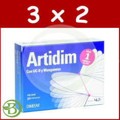 Confezione 3x2 Artidim UC-II 490Mg. 30 capsule Dimefar