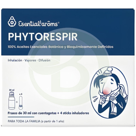Phytorespir 30Ml. con Inalatori Esential Aroms