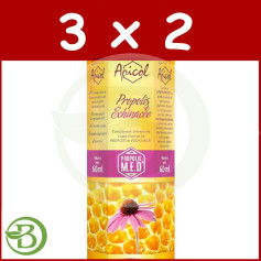 Confezione 3x2 Estratto di Propoli ed Echinacea 60ml Apicol - Tongil