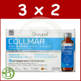 Pack 3x2 Collmar Bebible Antiaging Sabor Melocotón 10 Viales Drasanvi