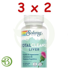Confezione 3x2 Total Cleanse Liver 60 capsule Solaray