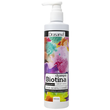 Shampoo alla biotina e aloe vera 300 ml Drasanvi