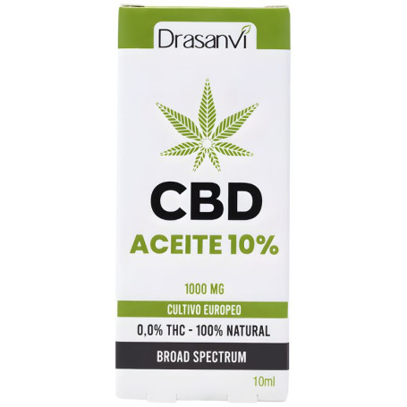Olio di CBD ad ampio spettro 10% 10 ml Drasanvi