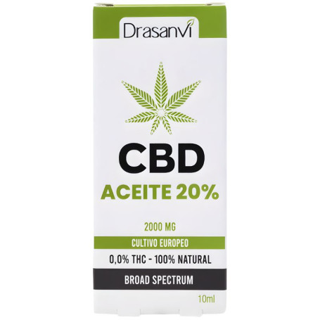 Olio di CBD ad ampio spettro 20% 10 ml Drasanvi