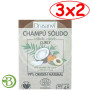 Pack 3x2 Champú Sólido Cabello Rizado Cosmos Organic Bio 80G Drasanvi