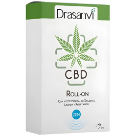 Roll-on CBD blu per riposo e relax 5 ml Drasanvi
