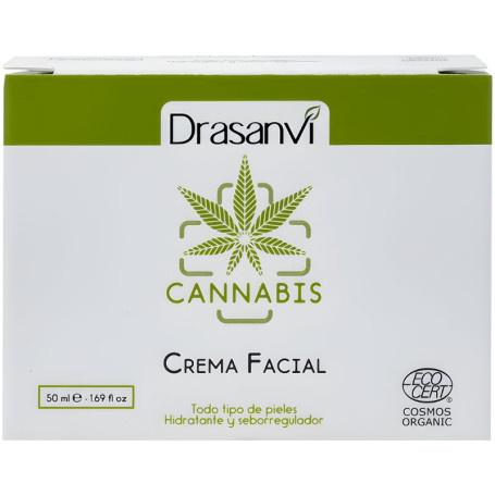 Crema viso alla cannabis biologica 50 ml Drasanvi