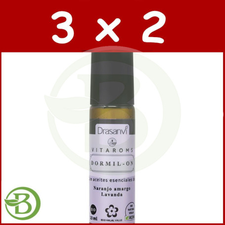 Pack 3x2 Dormil On Roll-On 10Ml Vitaroms Drasanvi