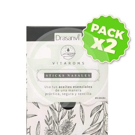 Pack 2x Stick Nasal 24 Unidades Vitaroms Drasanvi