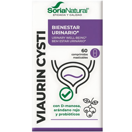 Viaurin Cysti 60 Compresse Masticabili Soria Natural
