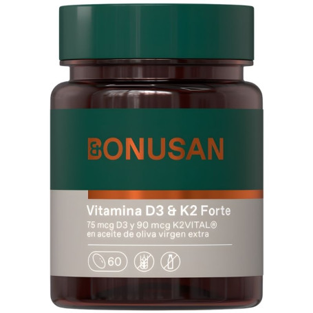 Vitamina D3 & K2 Forte 60 Perle Bonusan