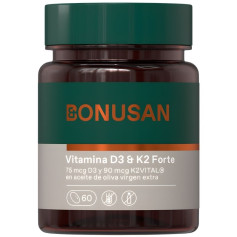 Vitamina D3 & K2 Forte 60 Perle Bonusan