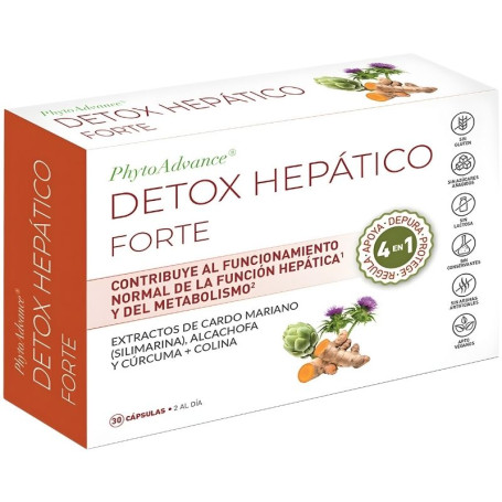 Detox Epatico Forte 30 Capsule Phytoadvance