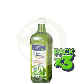 Pack 3x Quality Puro Jugo Aloe Vera 1L Tongil