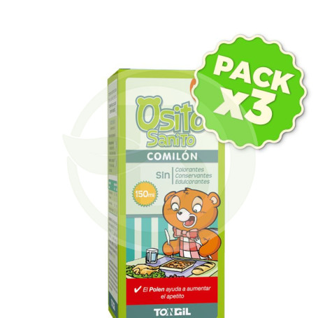Pack 3x Osito Sanito Comilón 150Ml. Tongil
