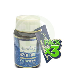 Pack 3x Zafferano 2% Safranale 40 Capsule Estado Puro