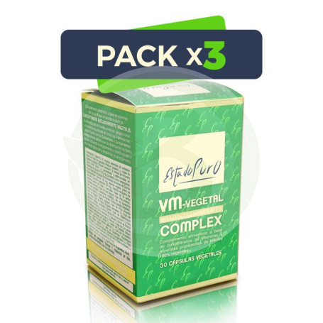 Pack 3x VM Vegetal Complex 30 Cápsulas Estado Puro