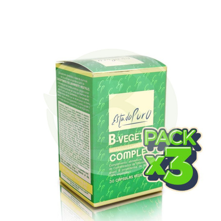 Pack 3x B-Vegetal Complex 30 Cápsulas Estado Puro