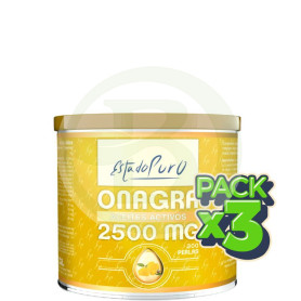 Pack 3x Onagra 2.500Mg. 300 Perlas Estado Puro - Tongil