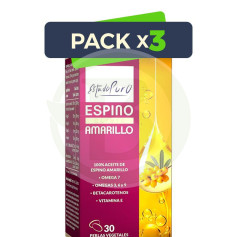Pack 3x Espino Amarillo 30 Perle Vegetali Estado Puro Tongil