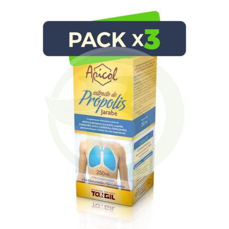 Pack 3x Apicol Jarabe 250Ml. Tongil