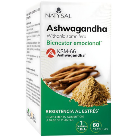 Ashwagandha Ksm66 60 Capsule Natysal