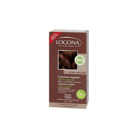 Colorante Vegetale Castano Caffè (Coffe Brown) Logona