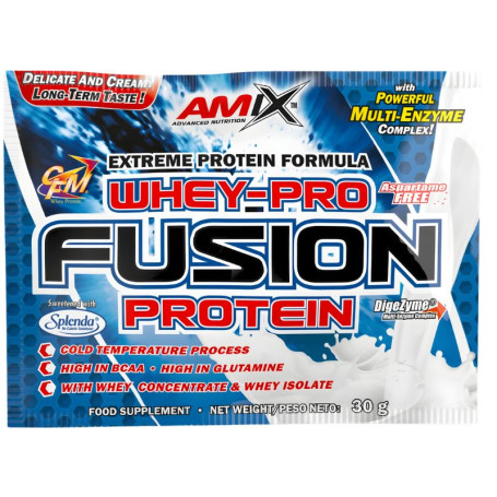 Monodose Whey Pro Fusion Protein Vaniglia 30G Amix