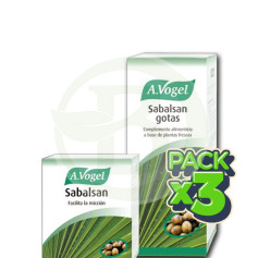 Pack 3x Sabalsan 30 Capsule A.Vogel
