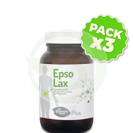 Pack 3x Epsolax Sales de Magnesio 100Gr. El Granero