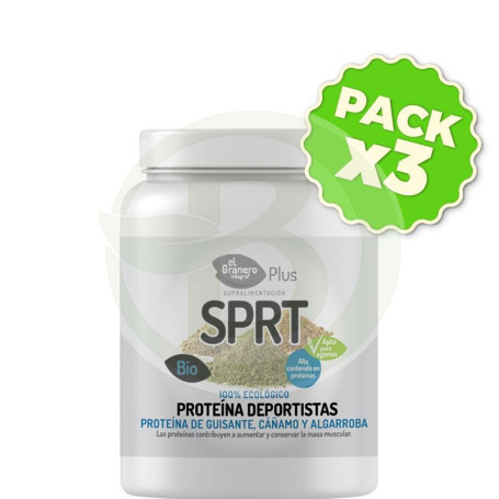 Pack 3x Deportistas Bio 600Gr. El Granero
