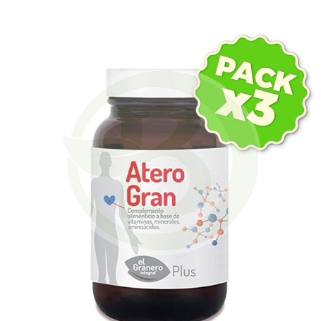 Pack 3x Aterogran Plus 270 Cápsulas Granero