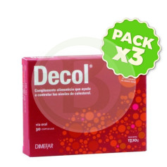 Pack 3x Decol 30 Capsule Dimefar