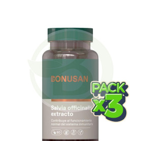 Pack 3x Salcia Officinalis 60 Cápsulas Bonusan