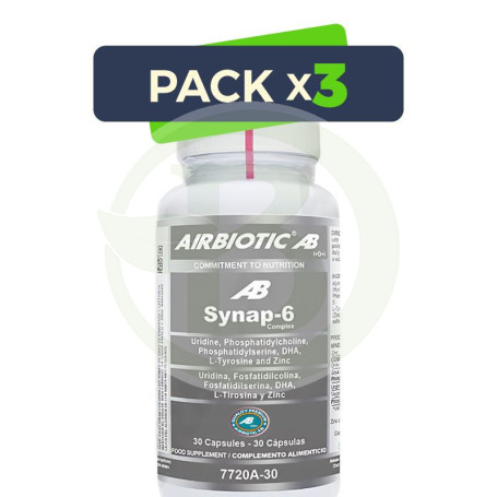 Pack 3x Synap-6 Complex 30 Cápsulas Airbiotic