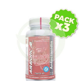Pack 3x Antocianidin Derma Complex 60 Cápsulas Airbiotic
