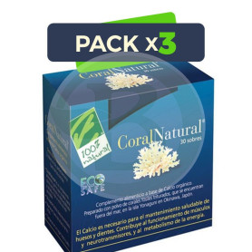 Pack 3x Coral Natural 30 Sobres 100% Natural