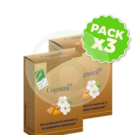 Pack 3x Cognitril 30 Cápsulas 100% Natural