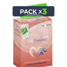 Pack 3x Fitoquinona 10 60 Cápsulas 100% Natural