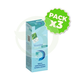 Pack 3x Vitamina D3 Líquida Forte 30Ml Cienporcien Natural