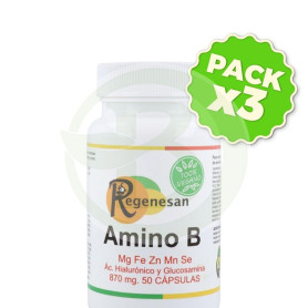 Pack 3x Regenesan Amino B 50 Cápsulas