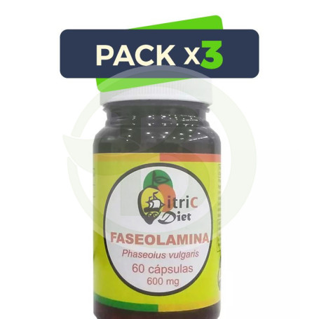 Pack 3x Faseolamina 600Mg 60 Capsulas Citricdiet