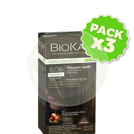 Pack 3x Rapid Delicato 6.06 Rubio Oscuro Habana 135Ml Biokap