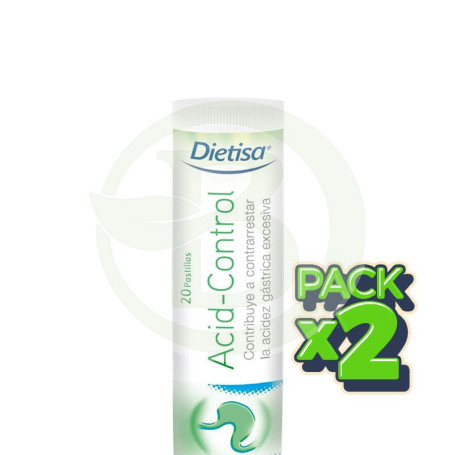Pack 2x Acid-Control 20 Pastillas Dietisa